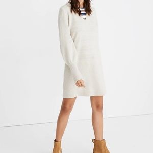 Madewell Bubble Sleeve Sweater Dress